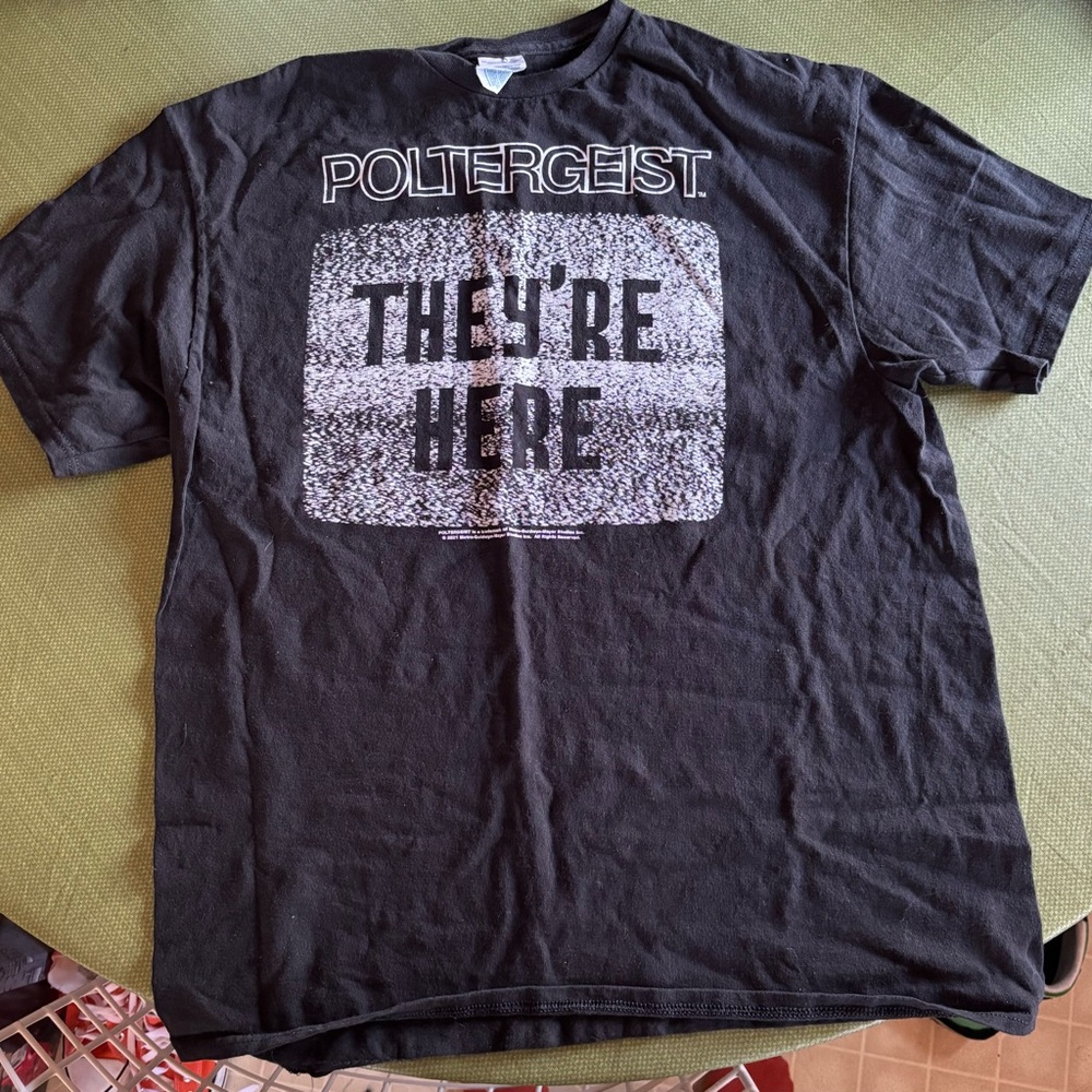 Poltergeist Black Graphic T-Shirt